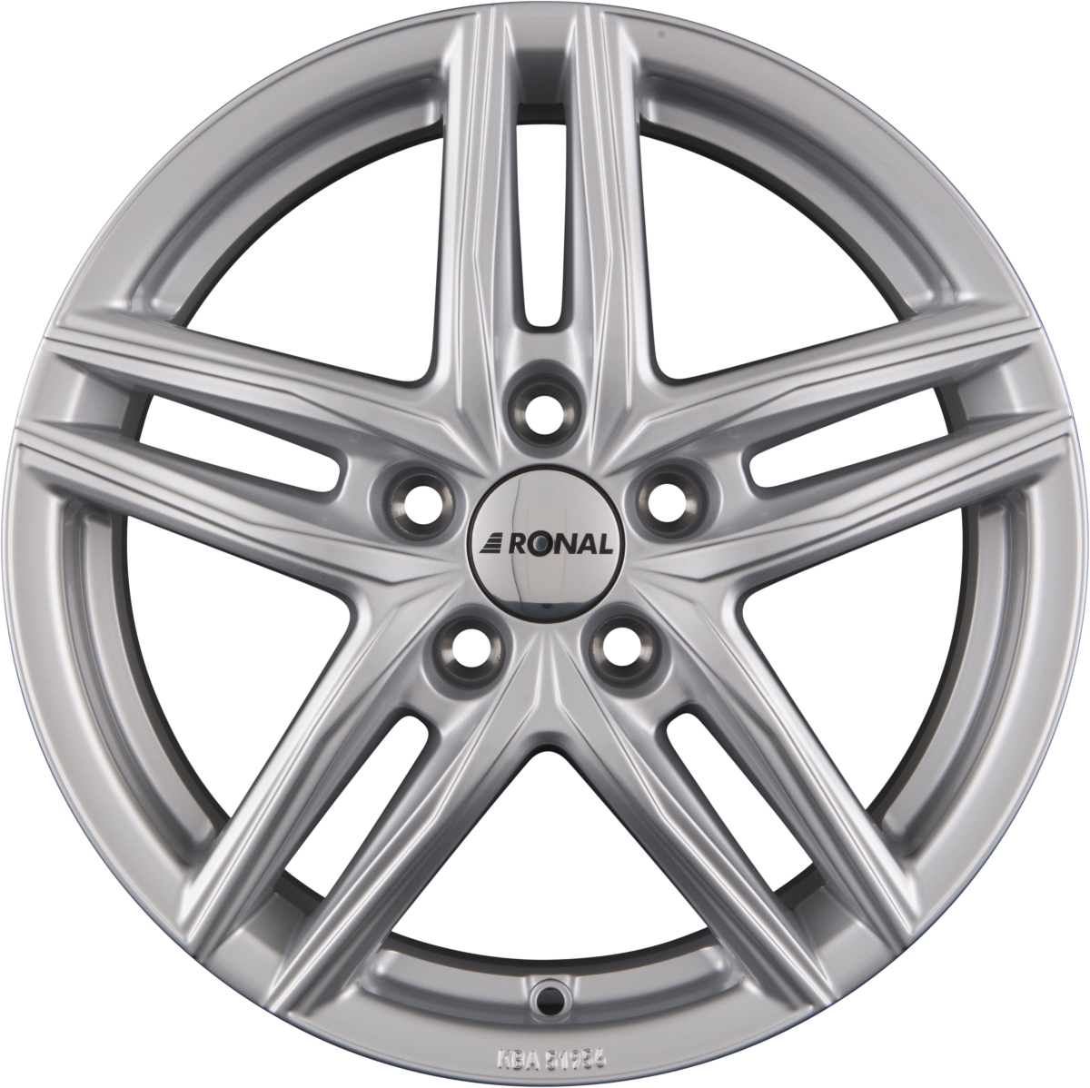 Ronal R65 Silber Alufelge 7x18 Zoll ET51 LK 5x112 ML57.1