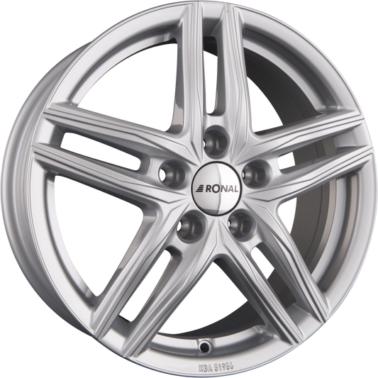 Ronal R65 Silber Alufelge 7x18 Zoll ET35 LK 5x108 ML76 – Bild 2