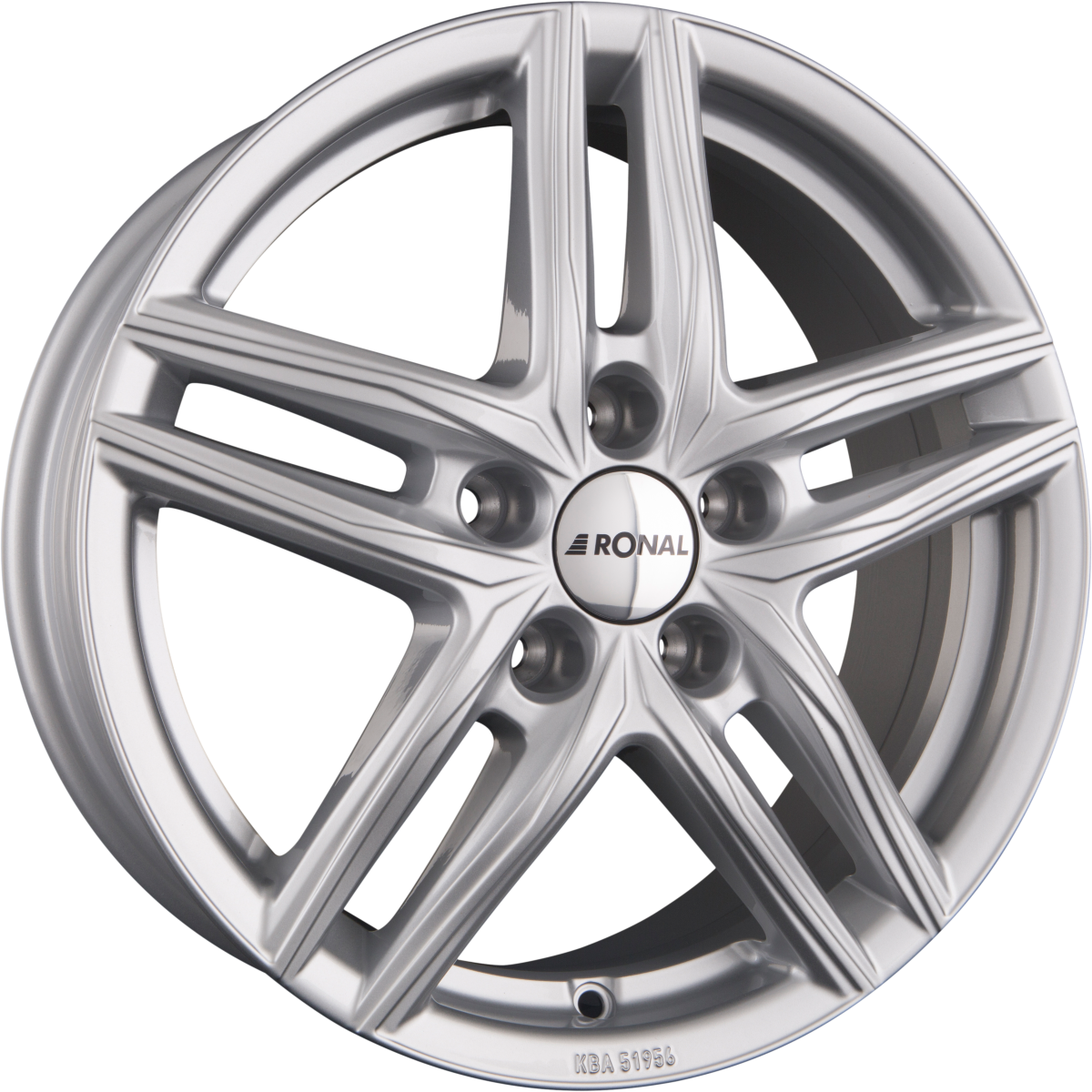 Ronal R65 Silber Alufelge 8.5x20 Zoll ET40 LK 5x108 ML76 – Bild 2