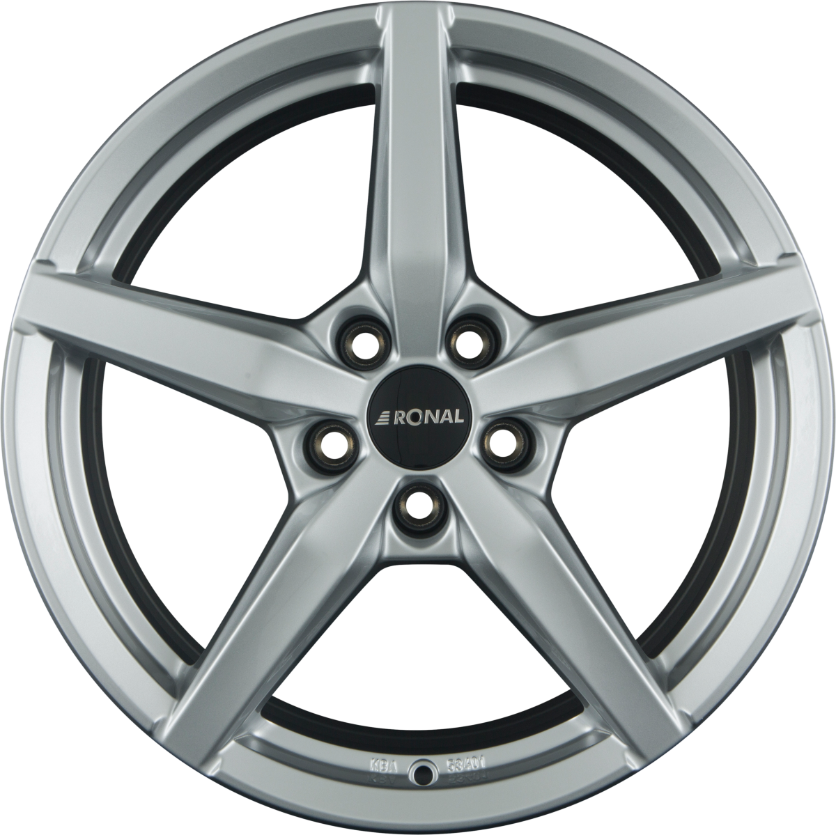 Ronal R69 Platinum Silver Alufelge 7.5x17 Zoll ET51.9 LK 5x112 ML66.6