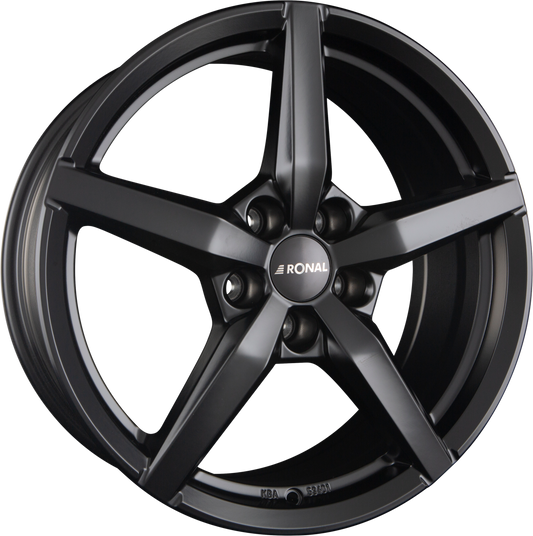 Ronal R69 Jetblack Matt Alufelge 7.5x17 Zoll ET48 LK 5x100 ML68 – Bild 2