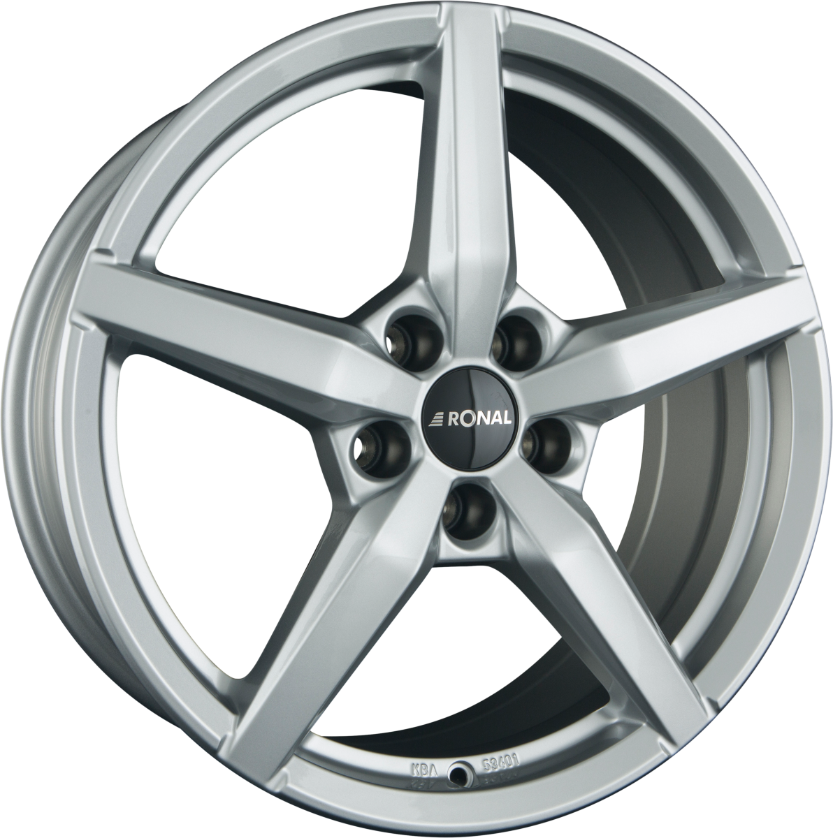Ronal R69 Platinum Silver Alufelge 8x18 Zoll ET40 LK 5x108 ML76 – Bild 2