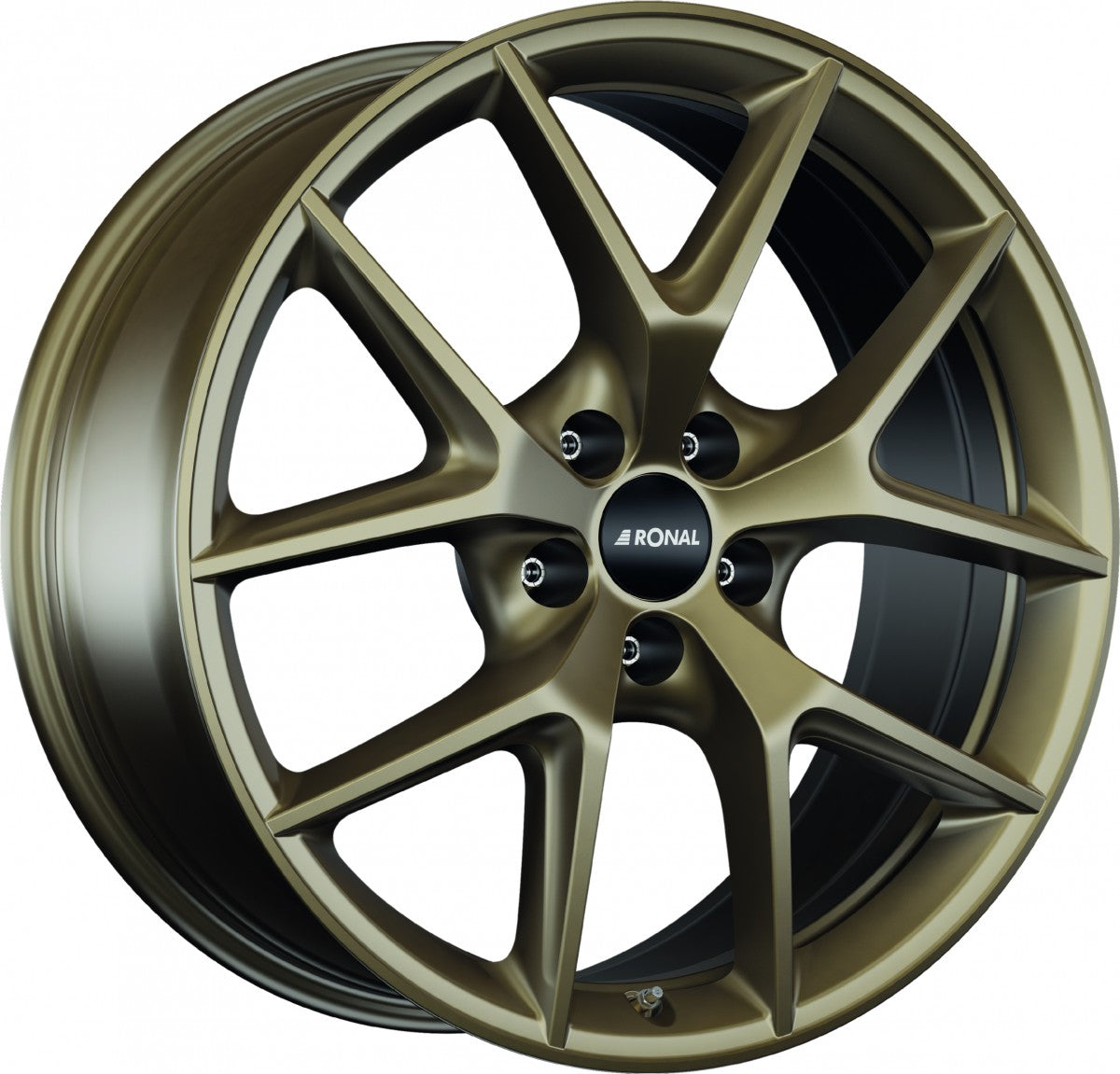Ronal R75 bronze matt Alufelge 8x18 Zoll ET55 LK 5x120 ML65.06