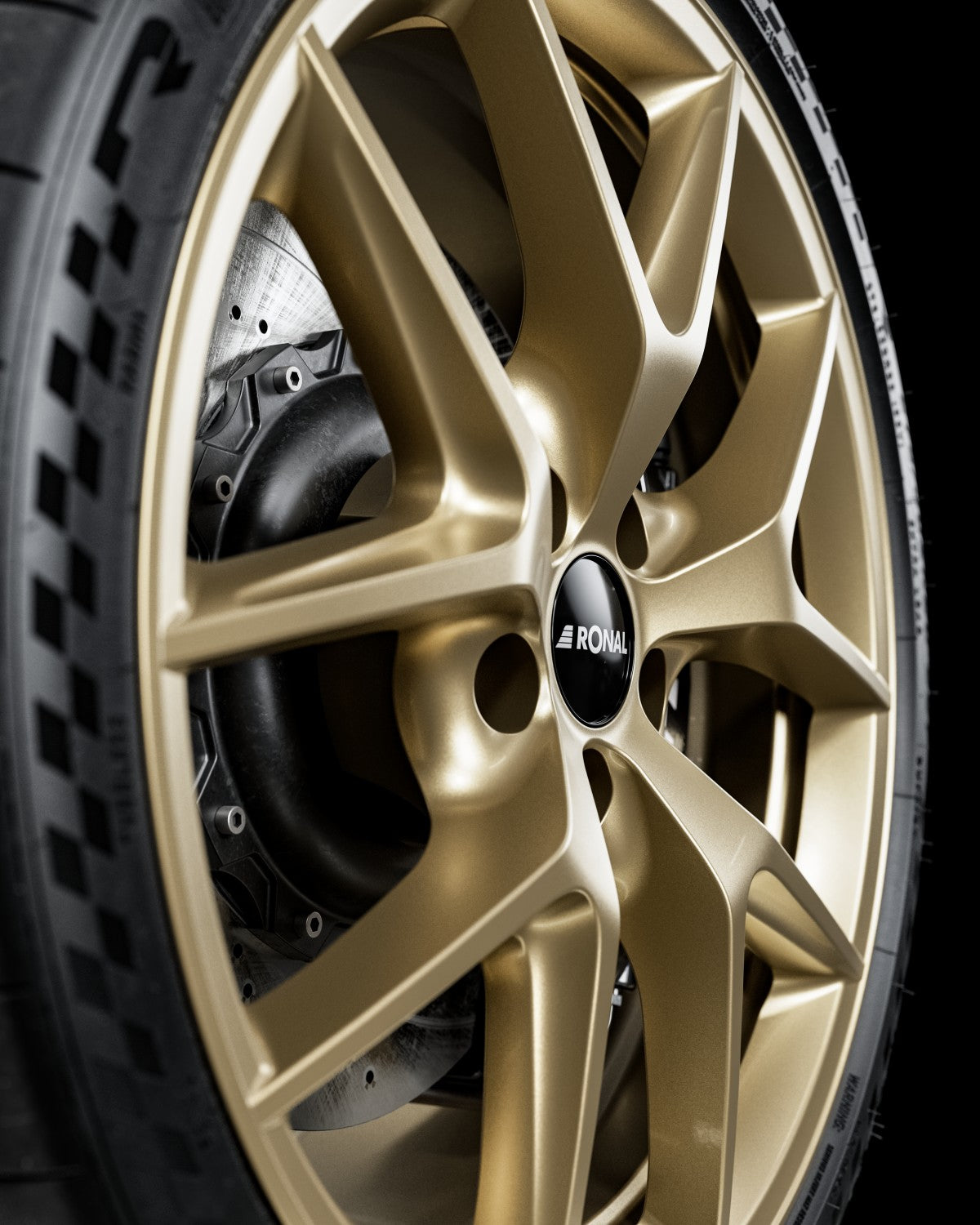 Ronal R75 bronze matt Alufelge 8x18 Zoll ET55 LK 5x120 ML65.06 – Bild 5