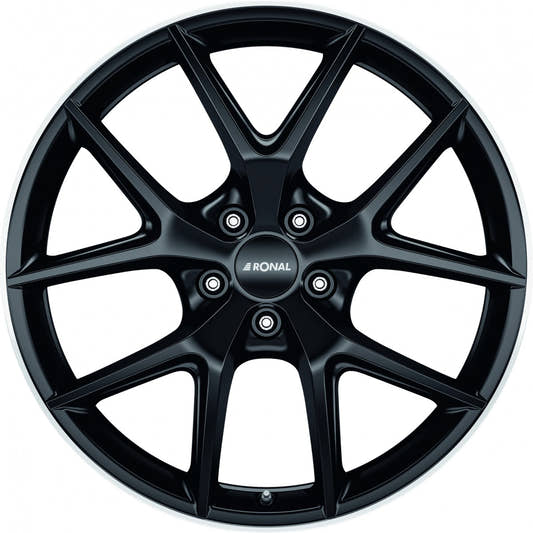 Ronal R75 jetblack-matt-hornkopiert Alufelge 8x18 Zoll ET32.6 LK 5x112 ML66.5 – Bild 2