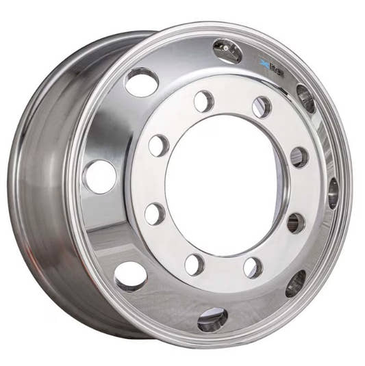 Xlite Alufelge 7.50x19.5 Zoll 8/275/221 ET138 XLITE 10003030 26 MZ ALV Silber Poliert