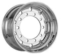 Xlite Alufelge 11.75x22.5 Zoll 10/335/281 ET0 XLITE 10003065 32 MZ ALV Silber Gebürstet