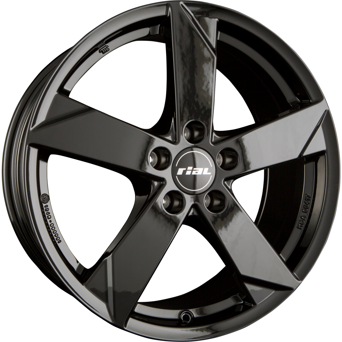 Rial Kodiak schwarz Alufelge 6x15 Zoll ET38 LK 5x100 ML57.1 – Bild 6