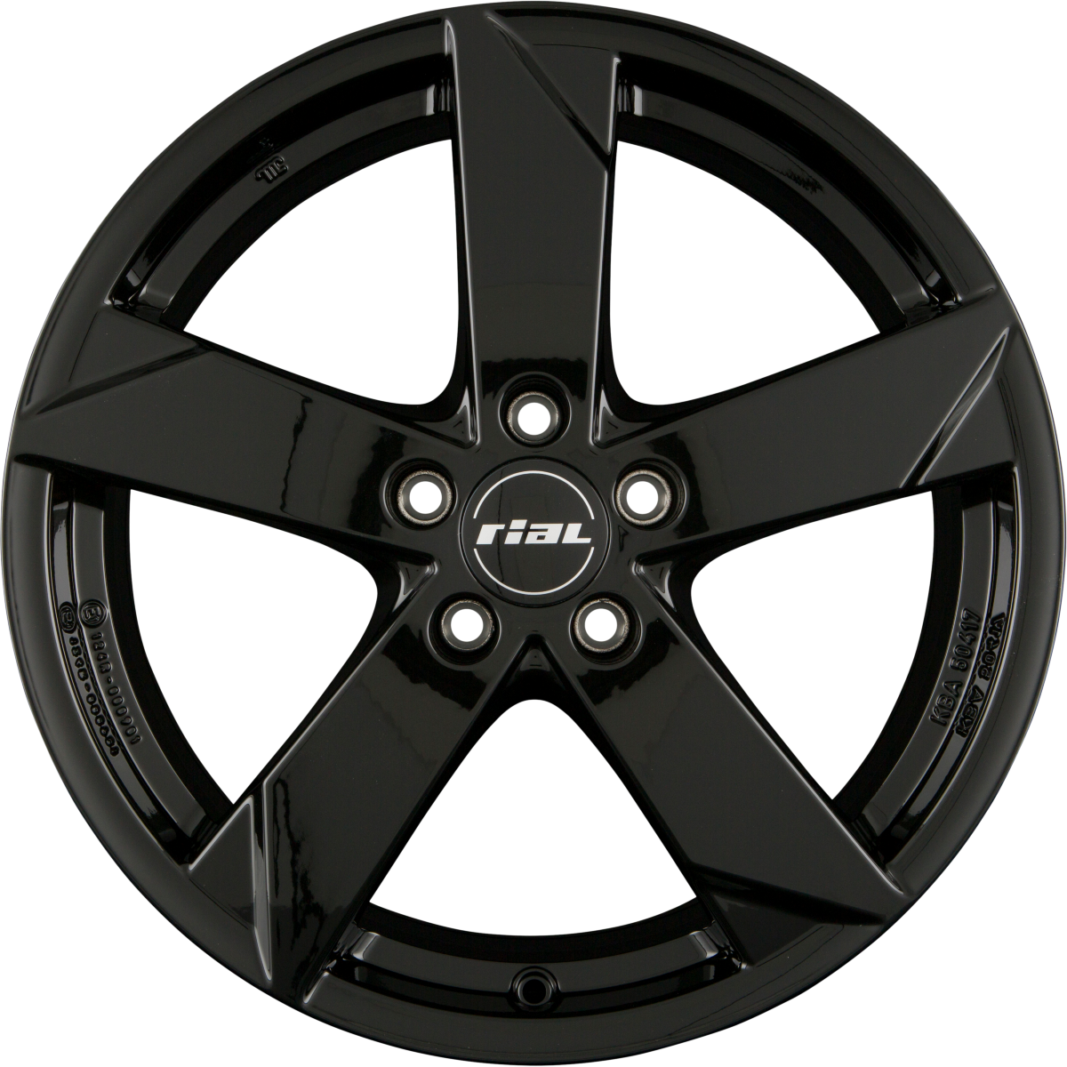 Rial Kodiak schwarz Alufelge 6.5x16 Zoll ET33 LK 5x112 ML57.1 – Bild 5
