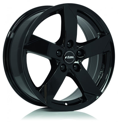 Rial Kodiak schwarz Alufelge 7x16 Zoll ET35 LK 5x112 ML66.6 – Bild 3