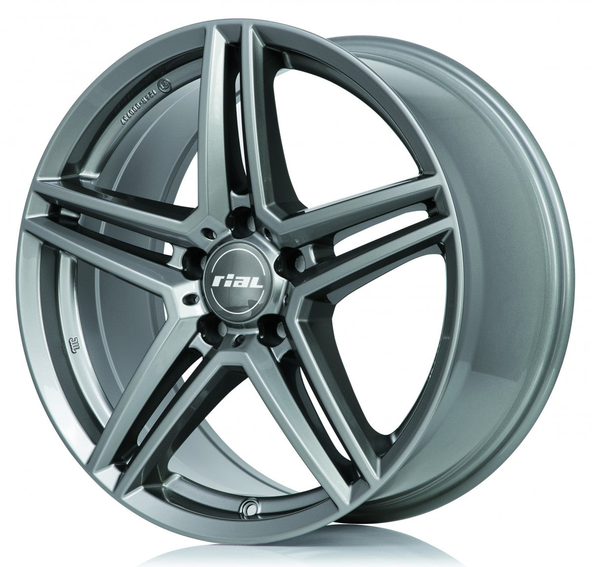 Rial M10 metal-grey Alufelge 8x17 Zoll ET42 LK 5x108 ML63.4 – Bild 5