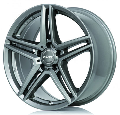 Rial M10 metal-grey Alufelge 8x17 Zoll ET42 LK 5x108 ML63.4 – Bild 5