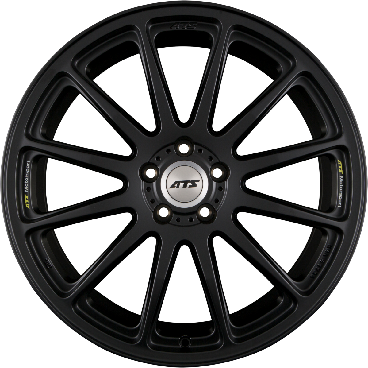 ATS Grid Racing-Schwarz Teilpoliert Alufelge 8.5x20 Zoll ET35 LK 5x120 ML72.6