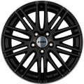 Rial Kibo X Diamant-Schwarz Hornpoliert Alufelge 9.5x21 Zoll ET22 LK 5x120 ML74.1