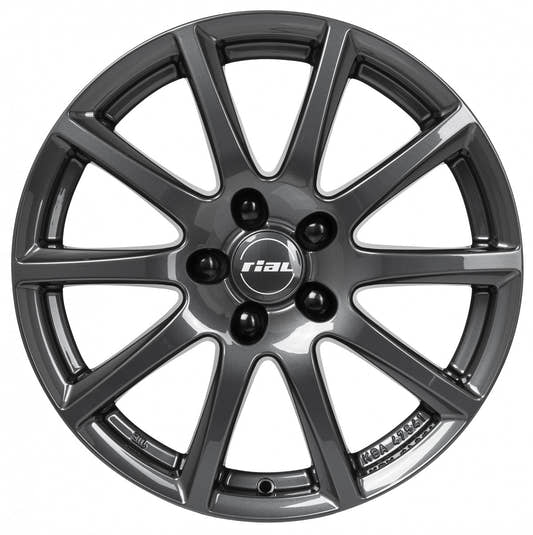Rial Milano titanium Alufelge 7x17 Zoll ET35 LK 4x98 ML58.1 – Bild 2