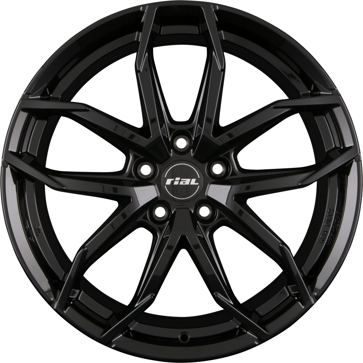 Rial Lucca diamant-schwarz Alufelge 7.5x17 Zoll ET29 LK 5x110 ML65.1 – Bild 8