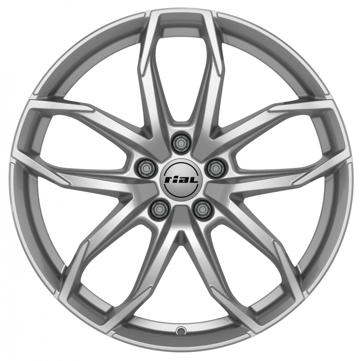 Rial Lucca polar-silber Alufelge 8x18 Zoll ET45 LK 5x115 ML70.2 – Bild 2