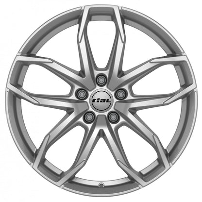 Rial Lucca polar-silber Alufelge 8x18 Zoll ET45 LK 5x115 ML70.2 – Bild 2