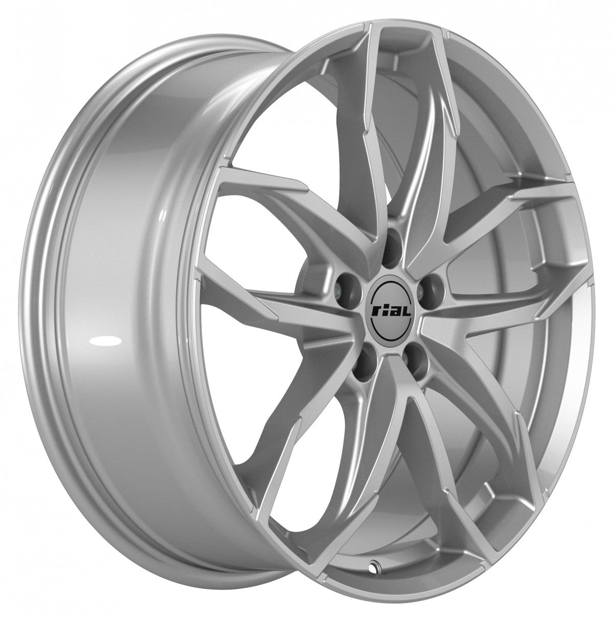 Rial Lucca polar-silber Alufelge 8x19 Zoll ET45 LK 5x115 ML70.2 – Bild 3