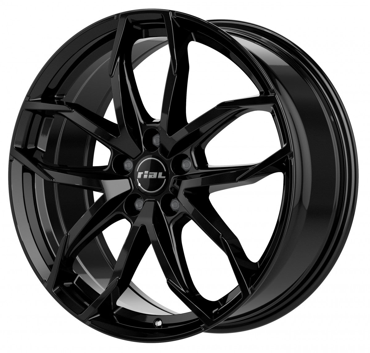 Rial Lucca diamant-schwarz Alufelge 8x19 Zoll ET45 LK 5x115 ML70.2 – Bild 4