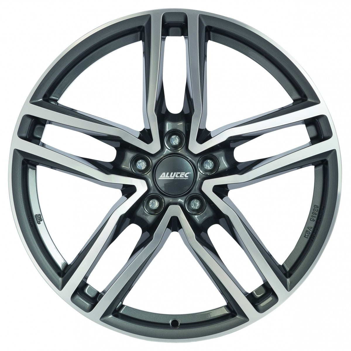 Alutec Ikenu graphit frontpoliert 6.5x16 ET45 - LK4/100 ML63.3