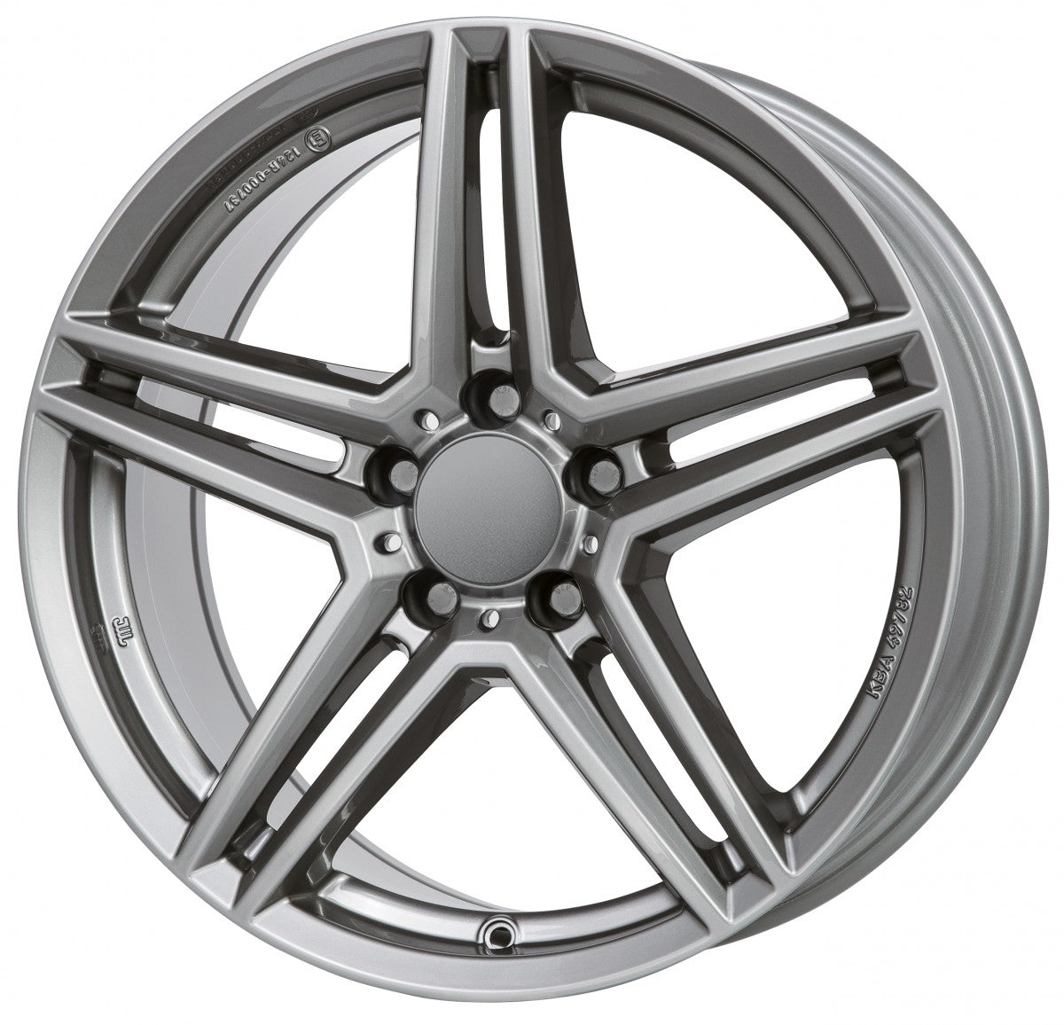 Rial M10 metal-grey Alufelge 7.5x18 Zoll ET44 LK 5x112 ML66.5