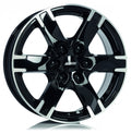 Alutec Titan diamant-schwarz frontpoliert Alufelge