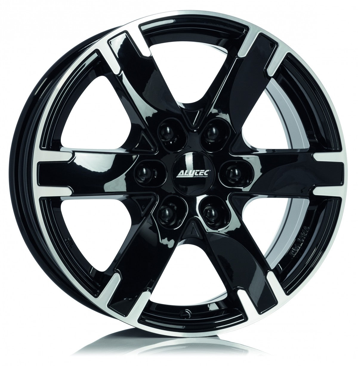 Alutec Titan diamant-schwarz frontpoliert Alufelge