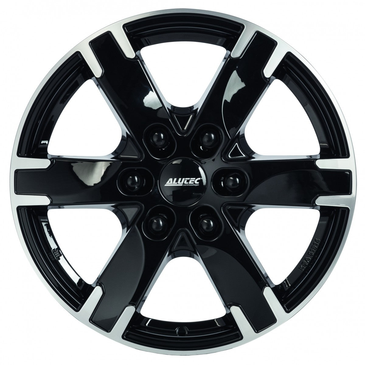Alutec Titan diamant-schwarz frontpoliert Alufelge – Bild 2