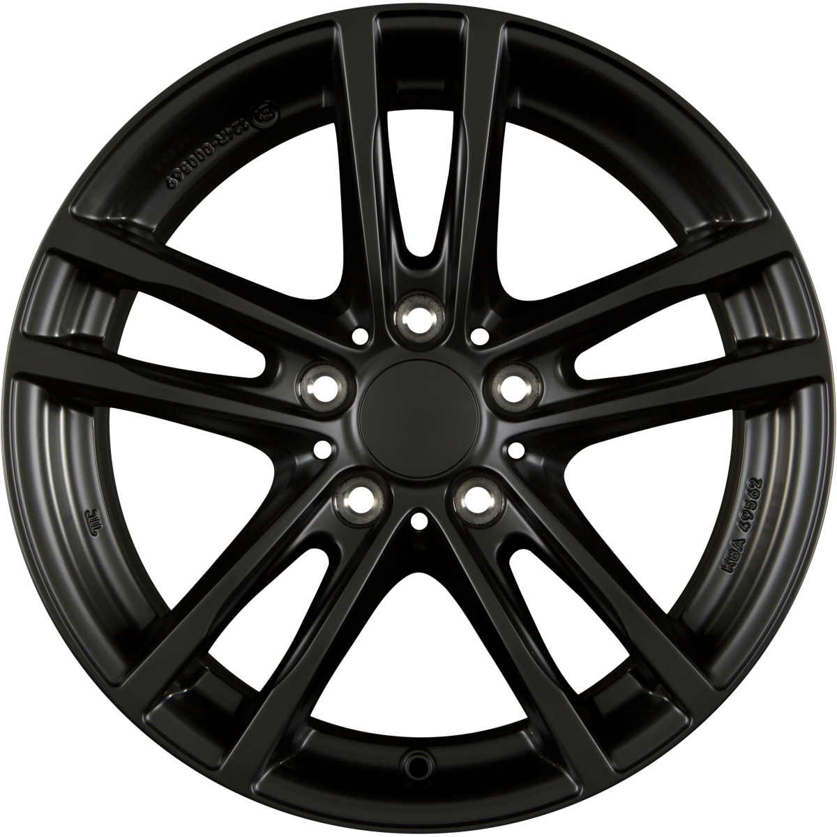 Rial X10 Racing-Schwarz Alufelge 8x19 Zoll ET57 LK 5x112 ML66.6