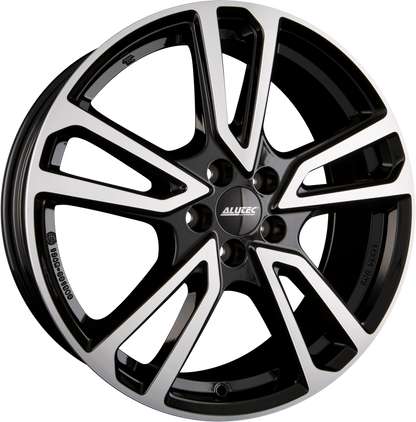 Alutec Tormenta Diamant-Schwarz Frontpoliert Alufelge 7x17 Zoll ET40 LK 5x112 ML57.1 – Bild 7