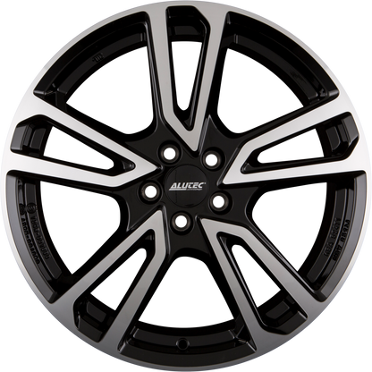 Alutec Tormenta Diamant-Schwarz Frontpoliert Alufelge 7x17 Zoll ET48.5 LK 5x114.3 ML67.1 – Bild 6