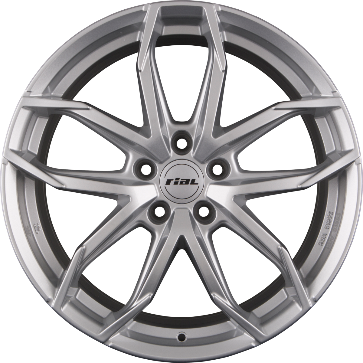Rial Lucca Polar-Silber Alufelge 8x20 Zoll ET40 LK 5x112 ML70.1