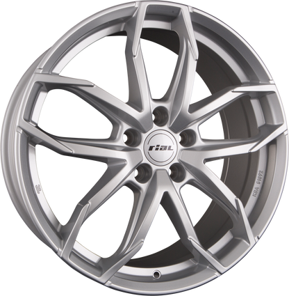 Rial Lucca Polar-Silber Alufelge 8x20 Zoll ET40 LK 5x112 ML70.1 – Bild 2