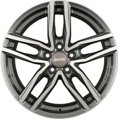 Alutec Ikenu Graphit-Frontpoliert Alufelge 8.5x20 Zoll ET26 LK 5x112 ML66.6