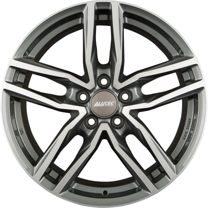 Alutec Ikenu Graphit-Frontpoliert Alufelge 8.5x20 Zoll ET38 LK 5x112 ML66.6