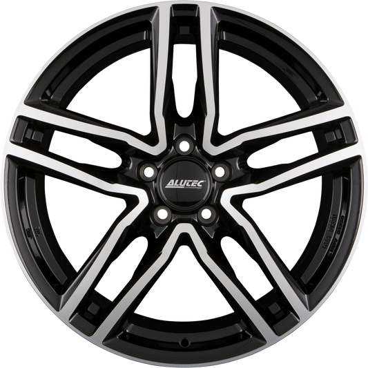 Alutec Ikenu Diamant-Schwarz Frontpoliert Alufelge 8.5x20 Zoll ET40 LK 5x112 ML66.6