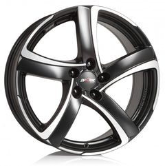 Alutec Shark racing-black polished Alufelge 7x17 Zoll ET47 LK 4x100 ML54.1