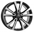 Rial M12 diamant-schwarz frontpoliert Alufelge 7.5x18 Zoll ET33 LK 5x112 ML66.5
