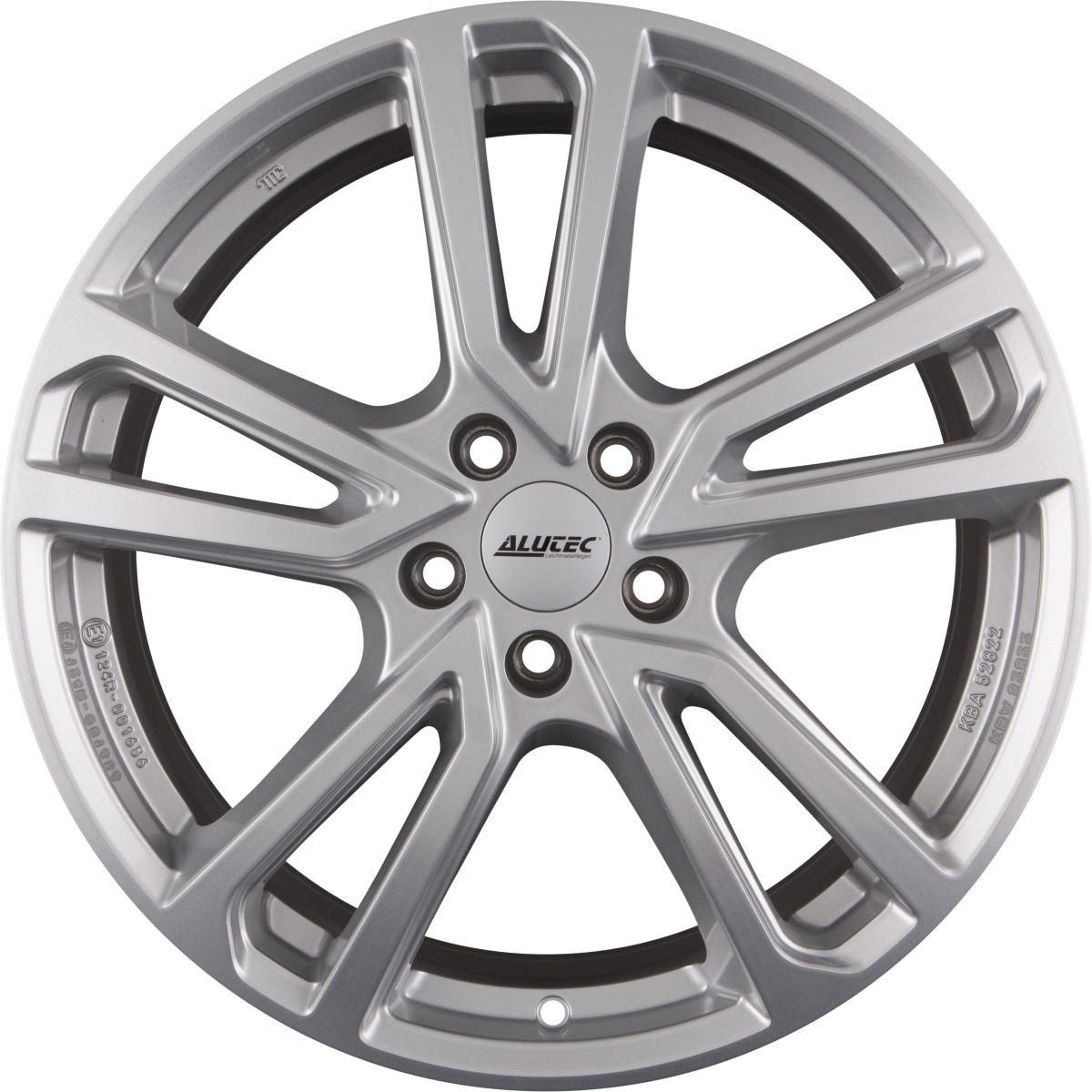 Alutec Tormenta Polar-Silber Alufelge 8x19 Zoll ET42 LK 5x108 ML63.4