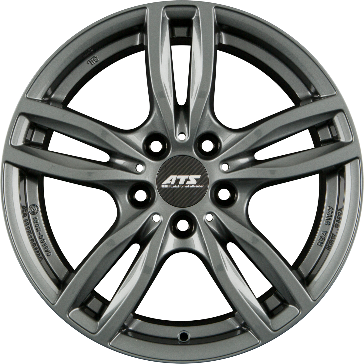 ATS Evolution dark grey Alufelge 8x19 Zoll ET42 LK 5x108 ML63.4