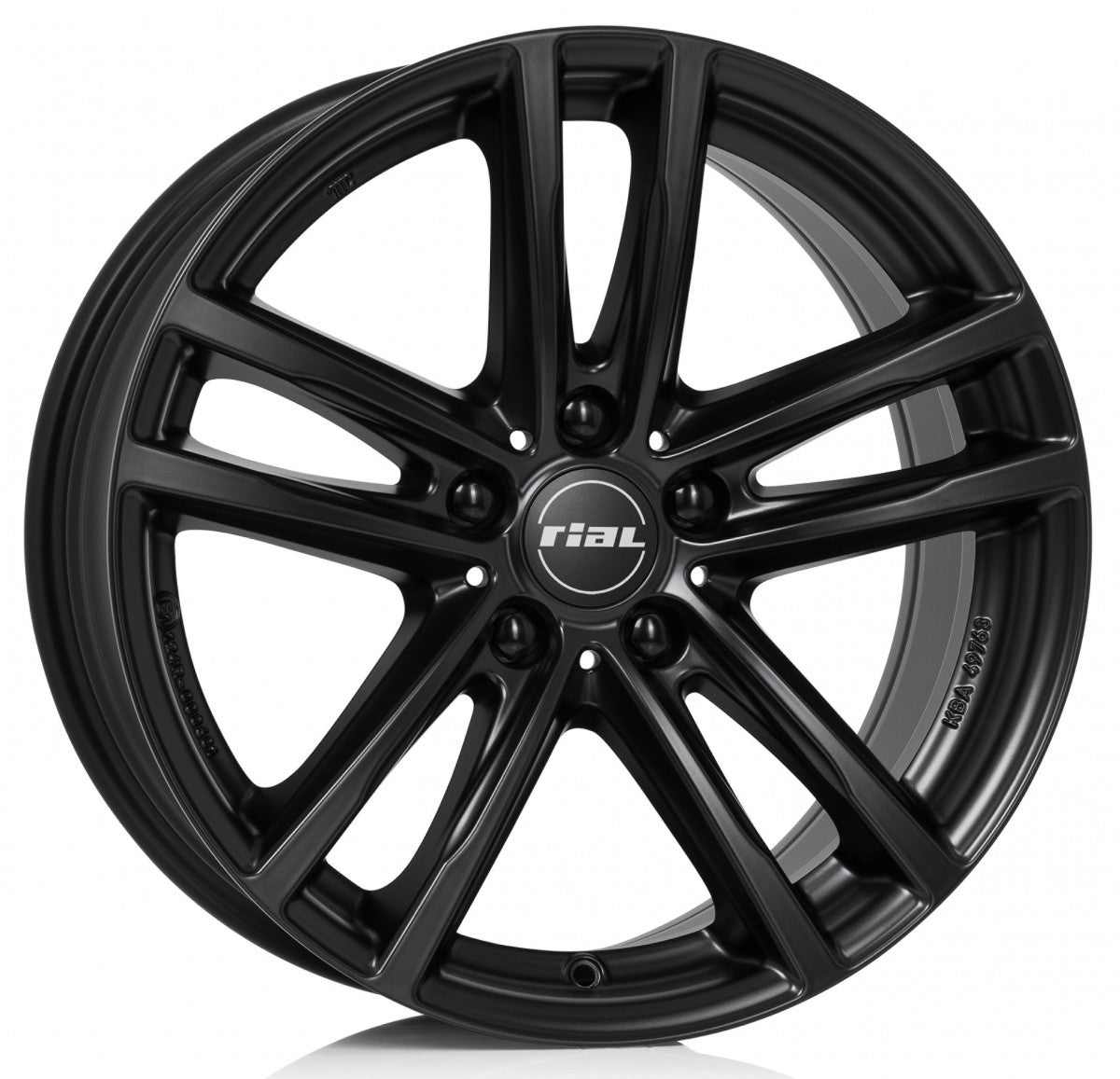 Rial X10 racing-schwarz Alufelge 7.5x17 Zoll ET30 LK 5x112 ML66.5 – Bild 2