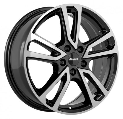 Alutec Tormenta diamond-black frontpolished 7.5x17 ET38 - LK5/112 ML66.6