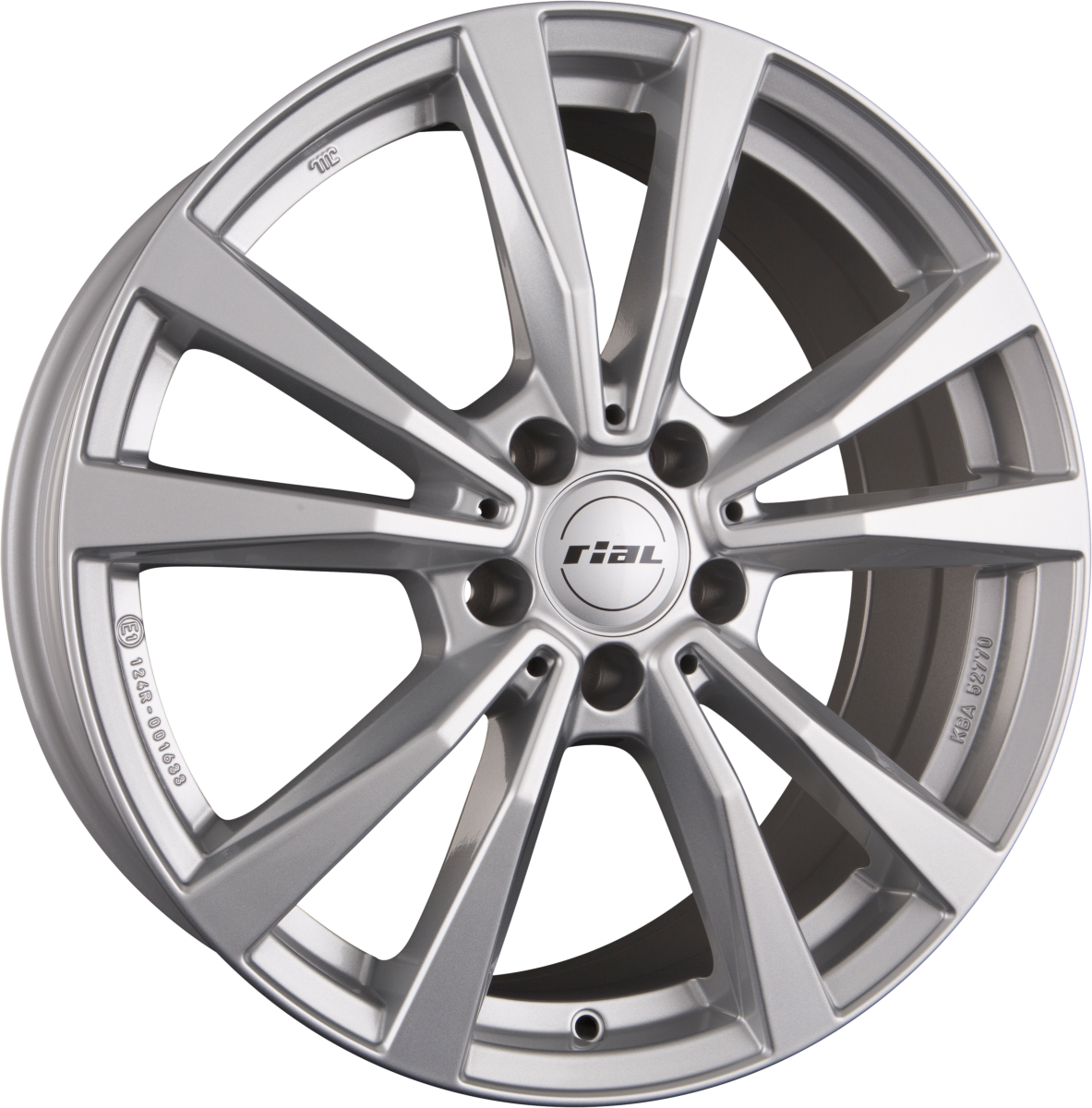 Rial M12 polar-silber Alufelge 8x19 Zoll ET38 LK 5x112 ML66.5 – Bild 6