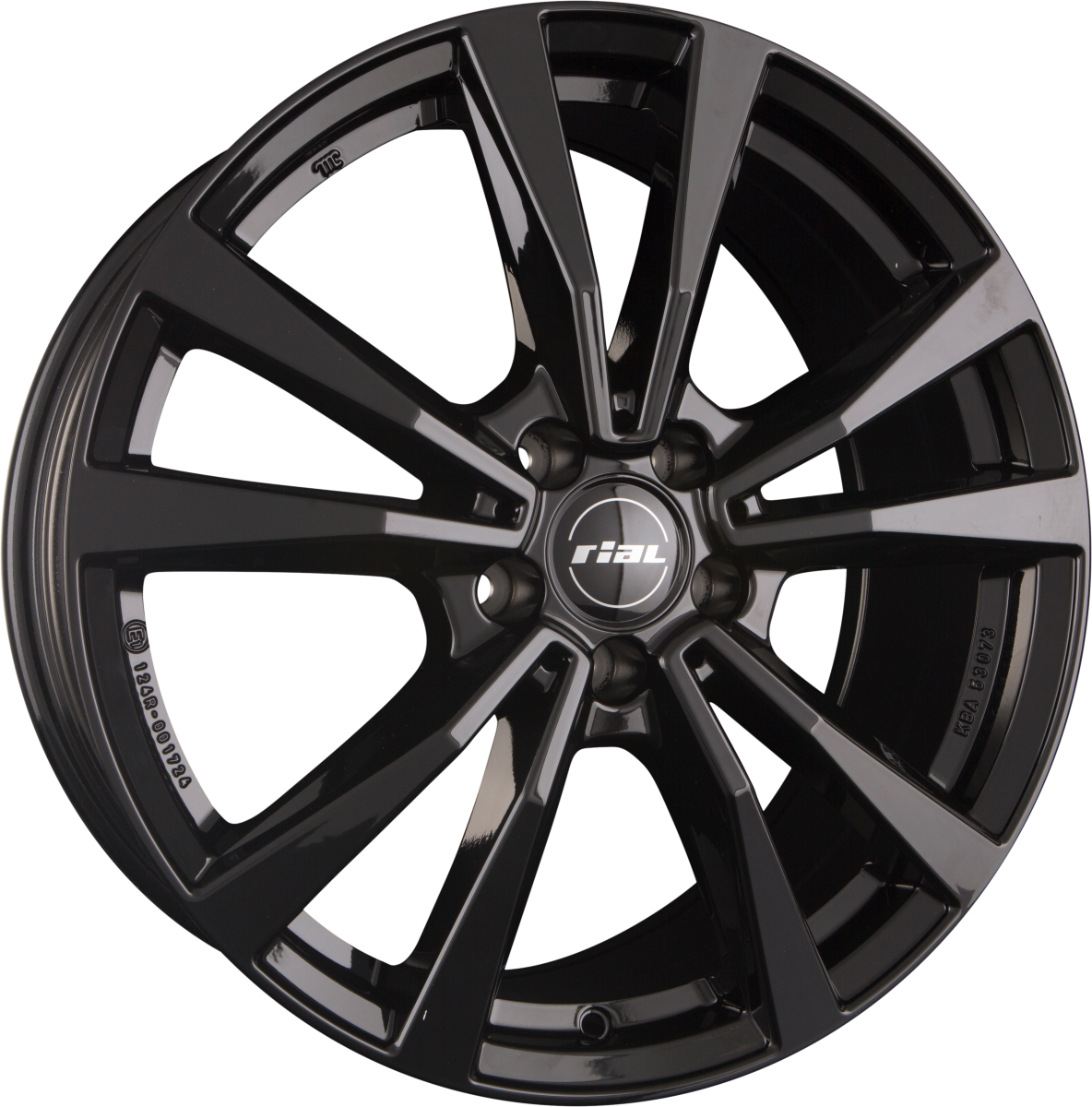Rial M12X Diamant-Schwarz Alufelge 8x19 Zoll ET61 LK 5x112 ML66.6 – Bild 2