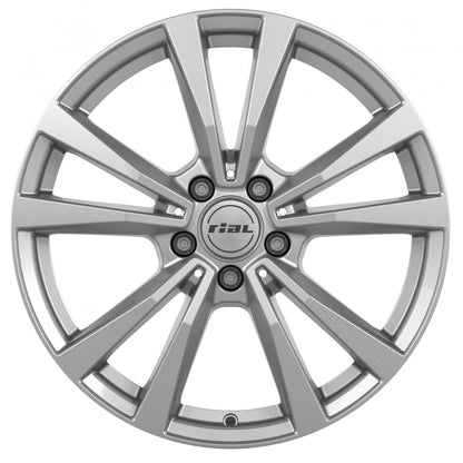 Rial M12 polar-silber Alufelge 9x19 Zoll ET20 LK 5x112 ML66.5 – Bild 2