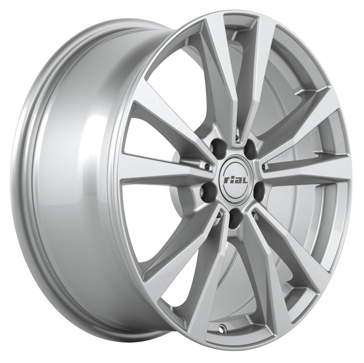 Rial M12 polar-silber Alufelge 9x19 Zoll ET20 LK 5x112 ML66.5 – Bild 3