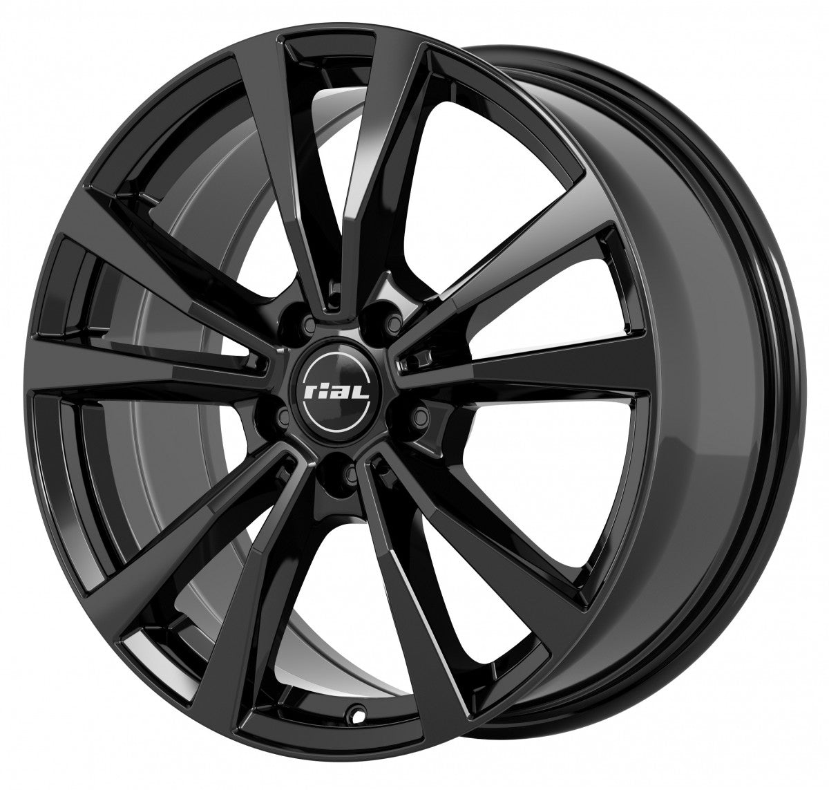 Rial M12 diamant-schwarz Alufelge 9x19 Zoll ET49 LK 5x112 ML66.5 – Bild 4