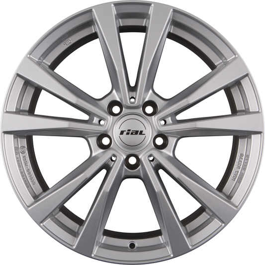 Rial M12X Polar-Silber Alufelge 9x20 Zoll ET42 LK 5x112 ML66.6