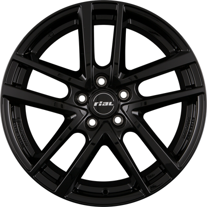 Rial Astorga diamond-black Alufelge 6x16 Zoll ET45 LK 5x100 ML57.1 – Bild 7